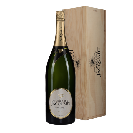 Jacquart Brut Mosaïque 3L Jeroboam Cassa Legno