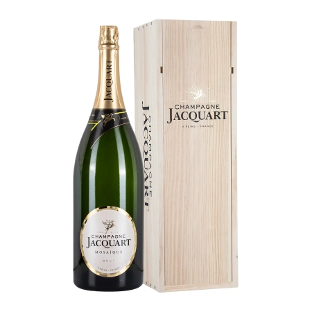 Jacquart Brut Mosaïque Jeroboam 3L in cassa legno - Bwineshop