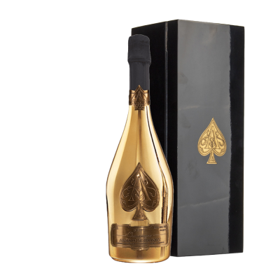Magnum di champagne Armand De Brignac Gold in cofanetto prestige da 1,5l