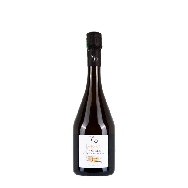 Bottiglia di champagne Stéphane Fèvre Val Barmont, 100% Chardonnay Biologico da 0,75l Bottiglia di champagne Stéphane Fèvre Val Barmont, 100% Chardonnay Biologico da 0,75l