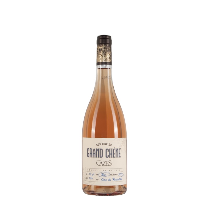 Bottiglia Domaine du Grand Chêne Côtes du Roussillon Rosé anno 2019 Bottiglia Domaine du Grand Chêne Côtes du Roussillon Rosé anno 2019