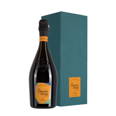 Bottiglia Veuve Clicquot La Grande Dame 2015 By Paola Paronetto Con Astuccio