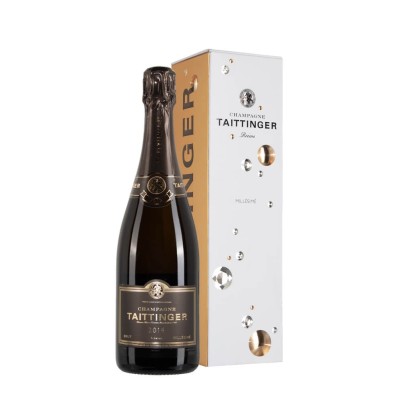 Bottiglia di Taittinger Millésime 2014 Box