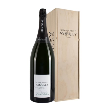 Bottiglia Assailly Brut Nature 3L Jeroboam Cassa Legno