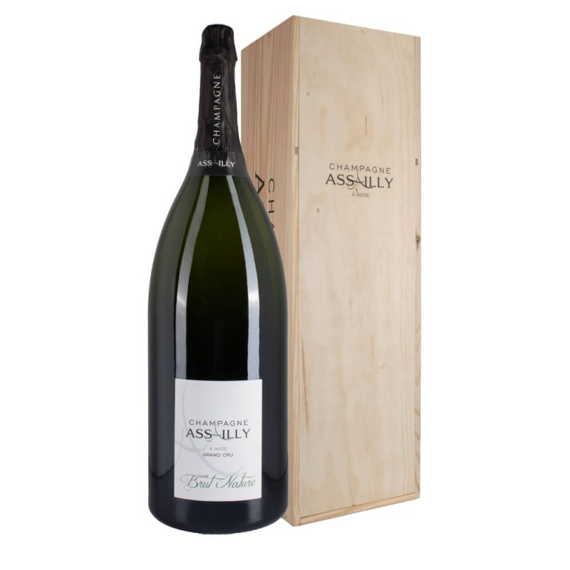 Bottiglia Assailly Brut Nature 9L Salmanazar Cassa Legno