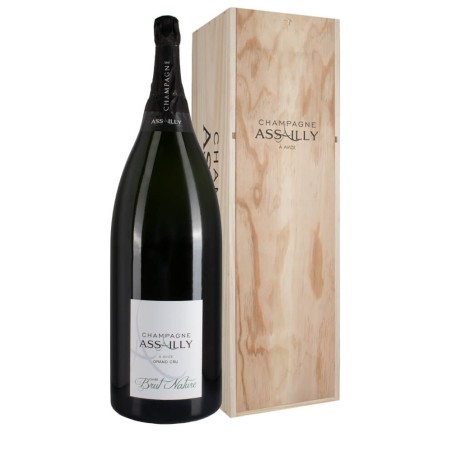 Bopttiglia Assailly Brut Nature 12L Balthazar Cassa Legno