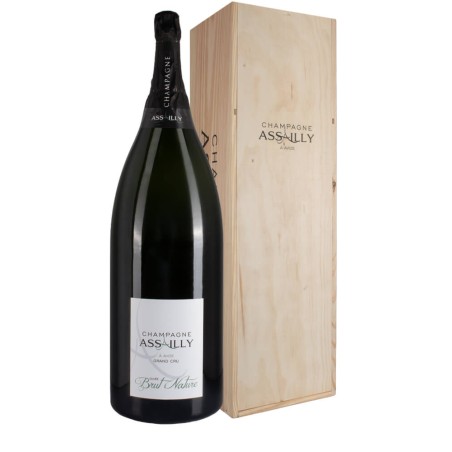 Bottiglia Assailly Brut Nature 15L Nabuchodonosor Cassa Legno