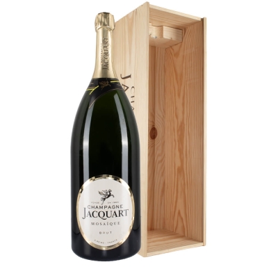 Jacquart Brut Mosaïque 9 Litri Salmanazar in Cassa Legno