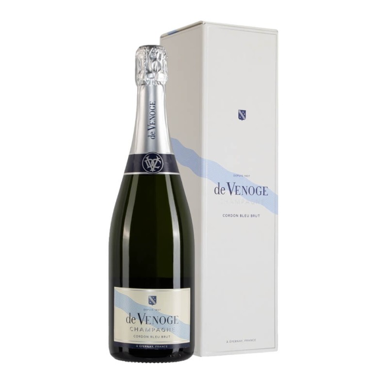 Bottiglia De Venoge Cordon Bleu Brut 1.5L Magnum con astuccio Bottiglia De Venoge Cordon Bleu Brut 1.5L Magnum con astuccio