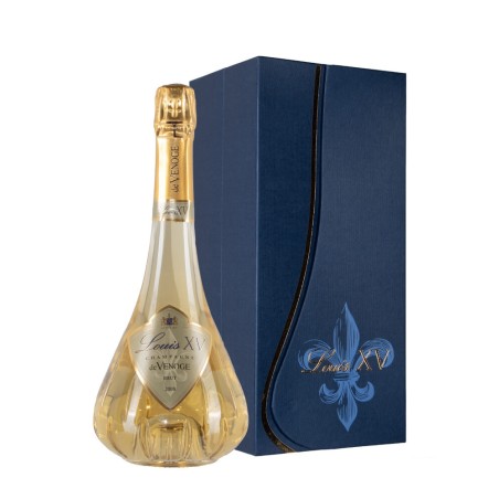 Bottiglia Champagne De Venoge Cuvée Louis XV anno 2008 in cofanetto prestige