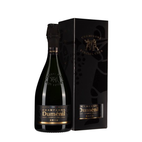 Bottiglia di champagne Dumenil Special Club anno 2018 Box