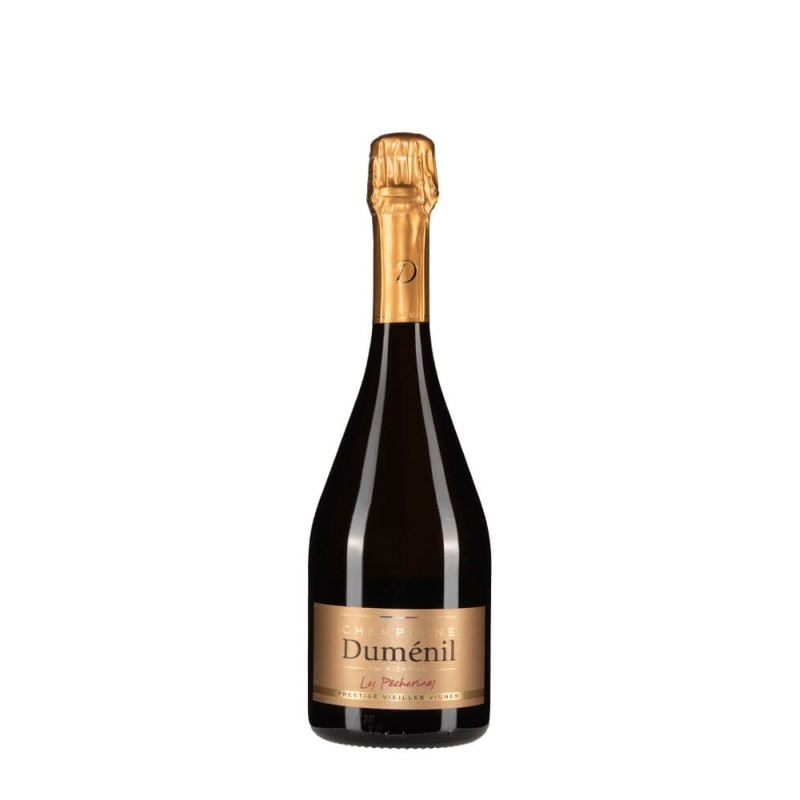 Bottiglia di champagne Dumenil Les Pecherines Bottiglia di champagne Dumenil Les Pecherines