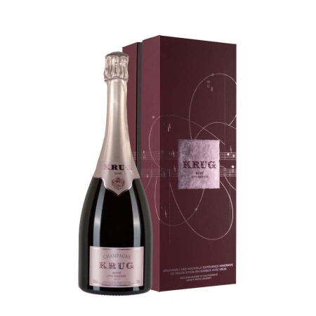 Bottiglia di champagne Krug Rosé 27Ème Echoes Box