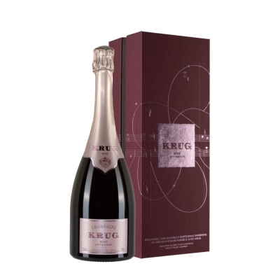 Bottiglia di champagne Krug Rosé 27Ème Echoes Box