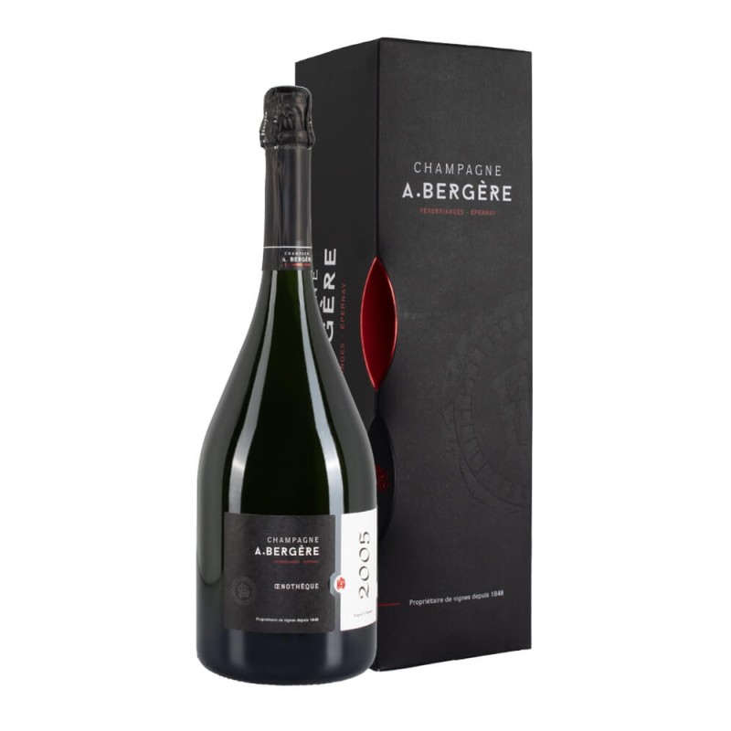 Magnum di champagne A. Bergère Oenotheque anno 2005 con Astuccio da 1.5l