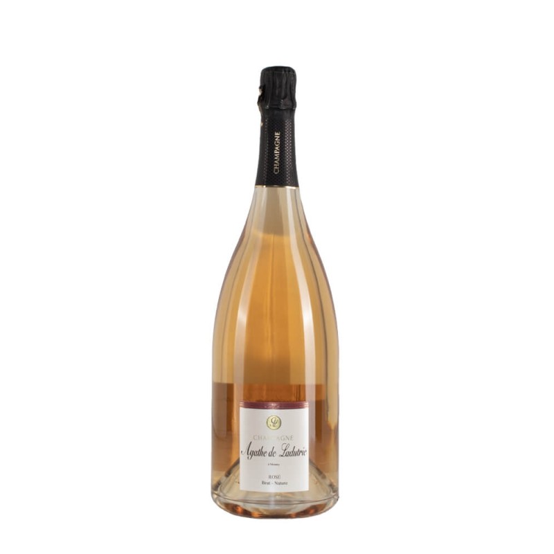 Magnum di champagne Agathe De Ladutrie Rosè Brut Nature Magnum di champagne Agathe De Ladutrie Rosè Brut Nature