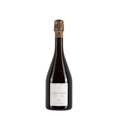 Bottiglia di champagne André Robert Terre du Mesnil anno 2016