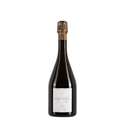 Bottiglia di champagne André Robert Terre du Mesnil anno 2016