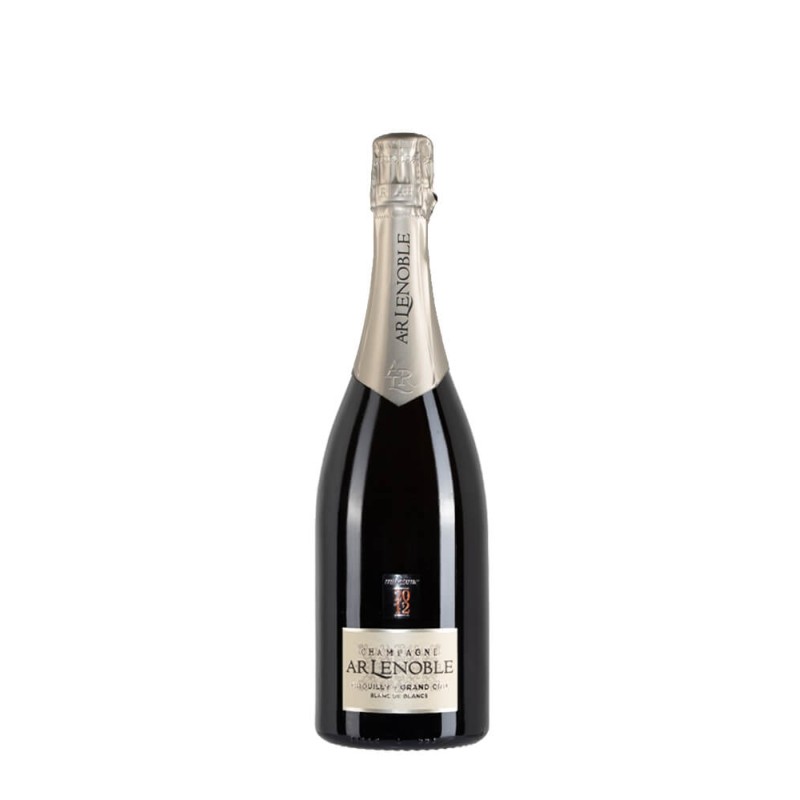 Bottiglia di champagne AR Lenoble Grand Cru Blanc de Blancs Chouilly anno 2012 Bottiglia di champagne AR Lenoble Grand Cru Blanc de Blancs Chouilly anno 2012