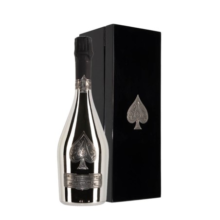 Bottiglia di champagne Armand De Brignac Blanc De Blancs in cofanetto prestige