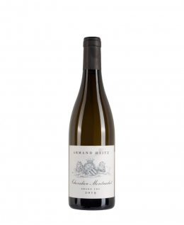 Bottiglia di Borgogna Bianco Armand Heitz Chevalier-Montrachet anno 2019