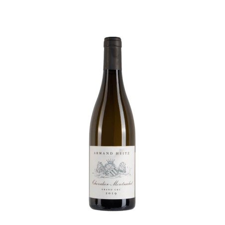 Bottiglia di Borgogna Bianco Armand Heitz Chevalier-Montrachet anno 2019