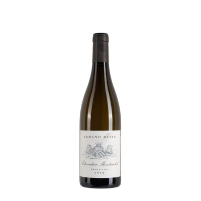 Bottiglia di Borgogna Bianco Armand Heitz Chevalier-Montrachet anno 2019