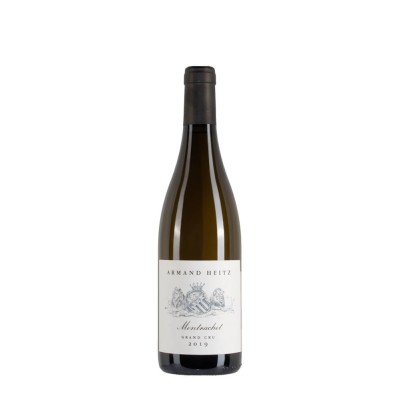 Bottiglia di Borgogna Bianco Armand Heitz Montrachet anno 2019
