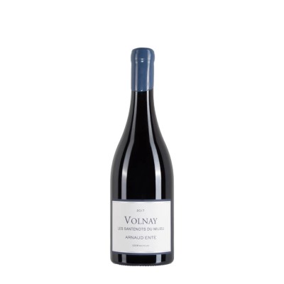 Bottiglia di Borgogna Rosso Arnaud Ente Volnay Santenots du Milieu anno 2017 premier cru da 0.75l