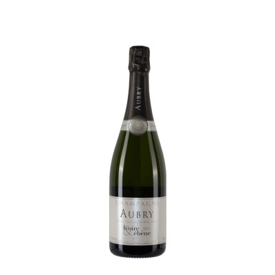 Bottiglia di champagne Aubry Brut Ivoire & Ébène anno 2011