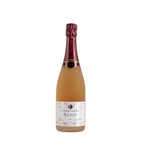Bottiglia di champagne Aubry Sable Rosé anno 2015