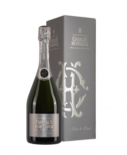 Bottiglia di champagne Charles Heidsieck Blanc De Blancs con Astuccio