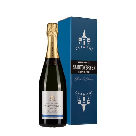 Bottiglia di champagne SaintGybryen Brut Reserve Box