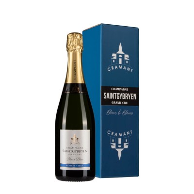 Bottiglia di champagne SaintGybryen Brut Reserve Box