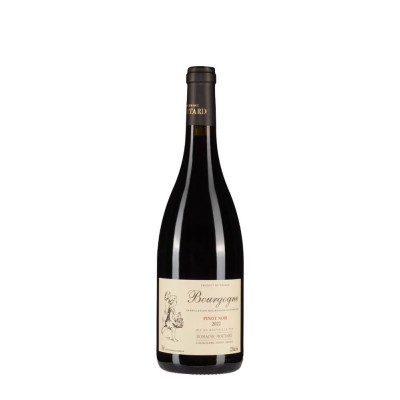 Bottiglia di borgogna rosso Domaine Moutard Bourgogne Pinot Noir anno 2022