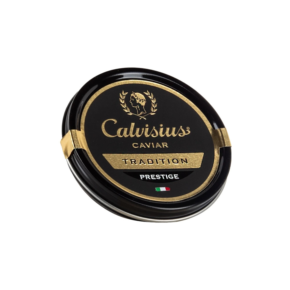 Caviale Calvisius Tradition Prestige 30g, caviar italiano di alta qualità - Bwineshop