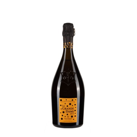 Bottiglia di champagne Veuve Clicquot La Grande Dame 2012 By Yayoi Kusama