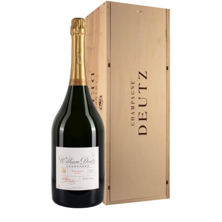 Jeroboam di champagne Deutz Hommage William anno 2010 In Cassa Legno da 3.0l