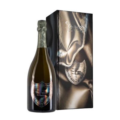 Bottiglia di champagne Dom Pérignon Vintage anno 2010 Lady Gaga Con Astuccio