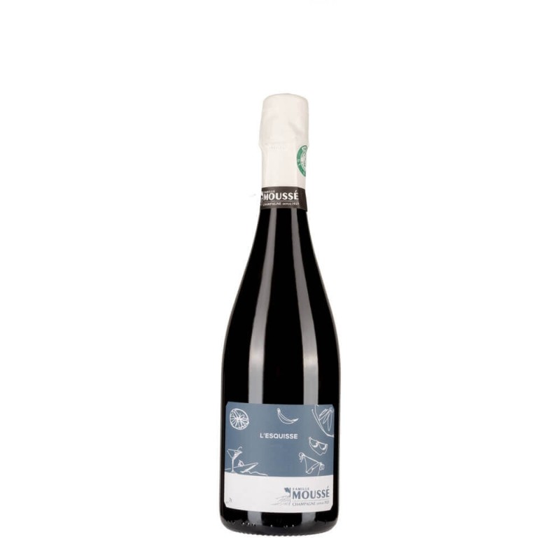 Bottiglia di Champagne Moussé Fils L'Esquisseda 0.75l Bottiglia di Champagne Moussé Fils L'Esquisseda 0.75l