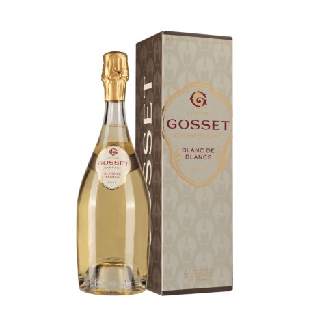 Bottiglia di Gosset Grand Blanc de Blancs Con Astuccio