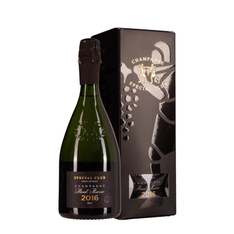 Bottiglia di champagne Paul Bara Spécial Club 2016 con astuccio da 0.75l Bottiglia di champagne Paul Bara Spécial Club 2016 con astuccio da 0.75l