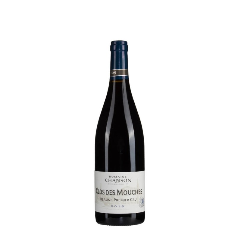 Bottiglia Domaine Chanson Beaune Clos des Mouches 1er Cru anno 2018 Bottiglia Domaine Chanson Beaune Clos des Mouches 1er Cru anno 2018
