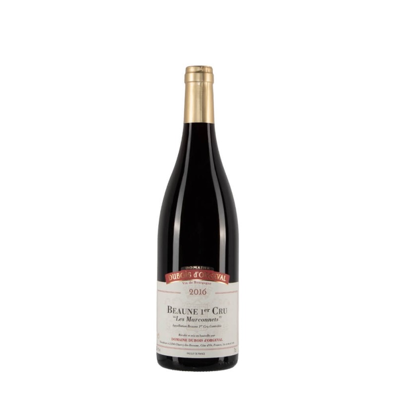 Bottiglia Dubois d'Orgeval Beaune 1er Cru "Les Marconnets" anno 2016