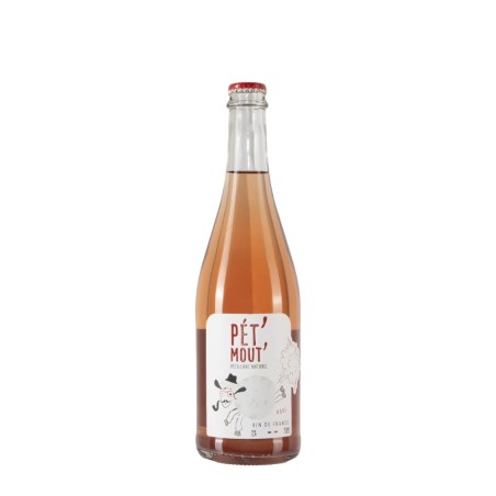 Bottiglia di Domaine Moutard Vin Petillant Naturel Rosè Pet Mout