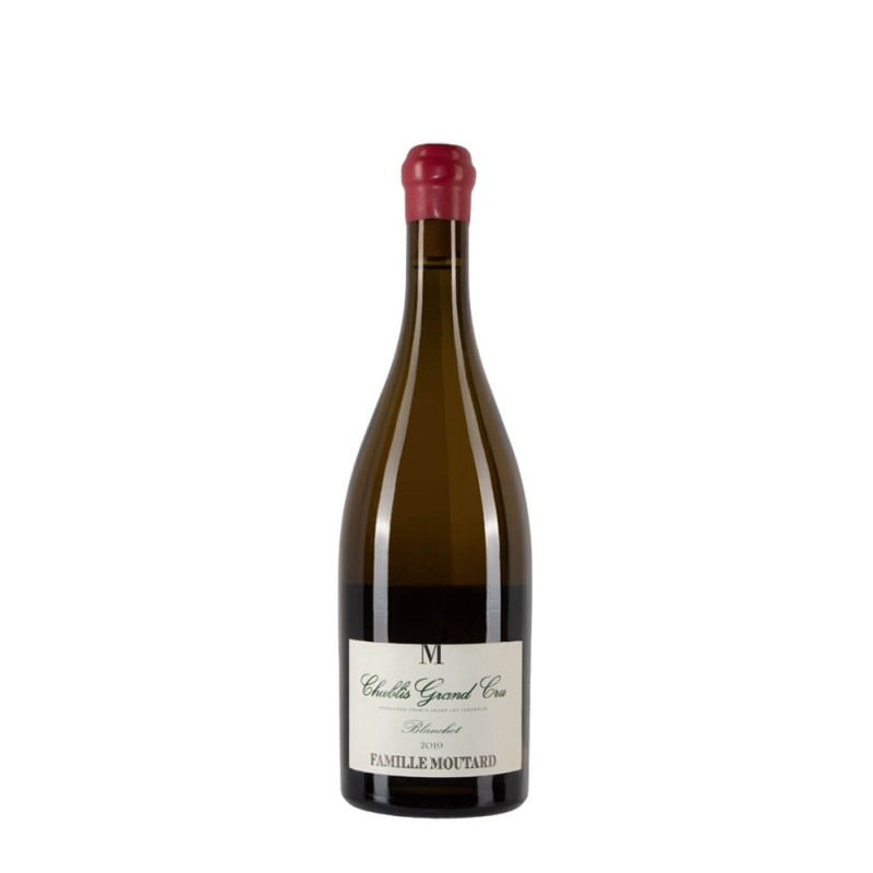 Bottiglia Domaine Moutard Chablis Grand Cru Blanchot anno 2019 Bottiglia Domaine Moutard Chablis Grand Cru Blanchot anno 2019