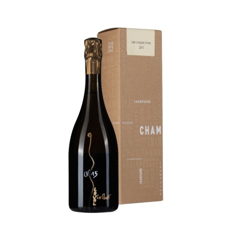 Bottiglia di Georges Laval Les Longues Violes 2015 con astuccio