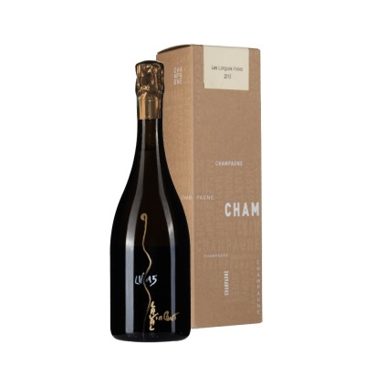 Bottiglia di Georges Laval Les Longues Violes 2015 con astuccio
