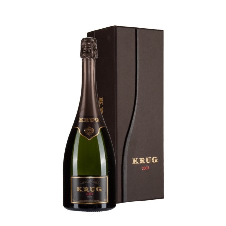 Bottiglia di Champagne Krug 2002 con astuccio da 0.75l