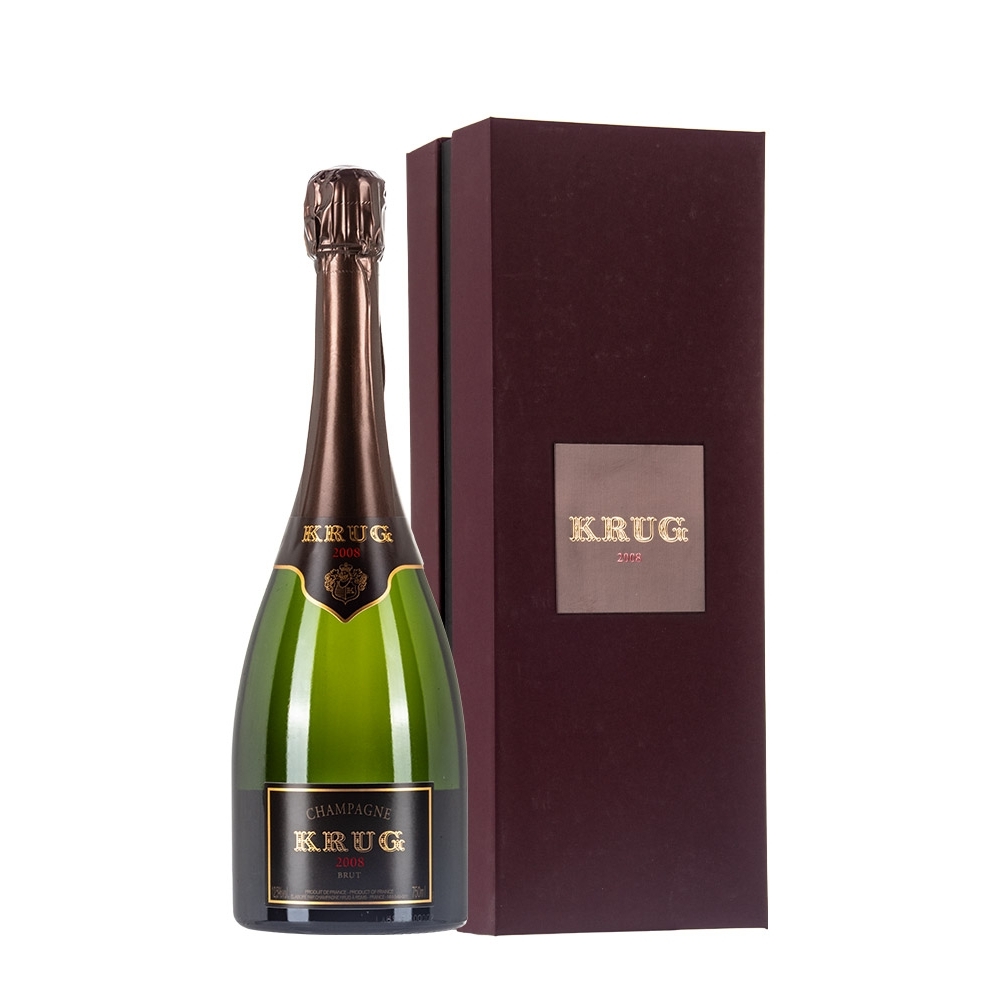 Bottiglia di champagne Krug Vintage 2008 Con Astuccio da 0.75l